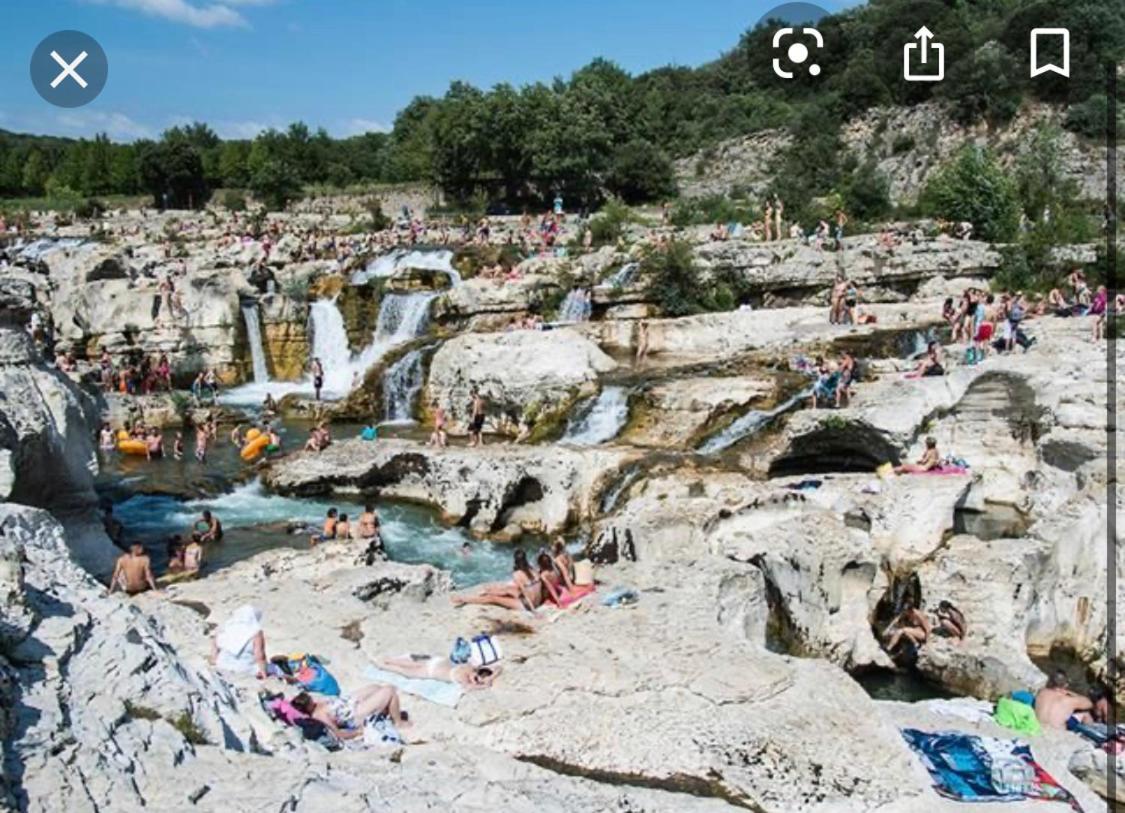 Gite Les Oliviers 10 Pers Piscine Au Calme 4 Etoiles Saint-Laurent-la-Vernède Екстериор снимка